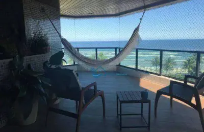 Apartamento com 4 dormitórios para alugar, 292 m² por r$ 3.800,00/dia - riviera módulo 06 - bertioga/sp