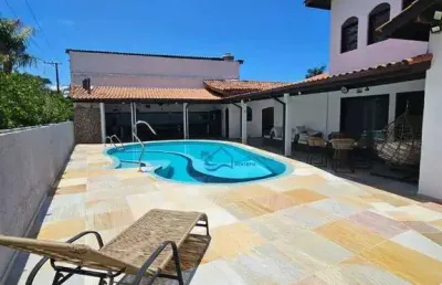 Casa com 4 dormitórios, 420 m² - venda por r$ 3.000.000,00 ou aluguel por r$ 15.000,00/mês - jardim  são lourenço - bertioga/sp