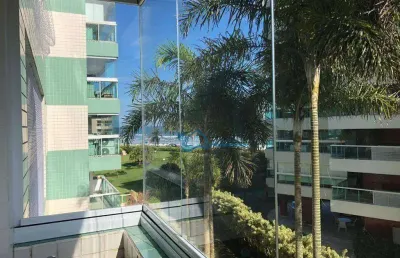 Apartamento com 3 dormitórios para alugar, 114 m² por r$ 2.300,00/dia - riviera módulo 02 - bertioga/sp
