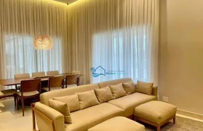 Apartamento com 4 dormitórios à venda, 255 m² por r$ 10.650.000,00 - riviera - módulo 7 - bertioga/sp