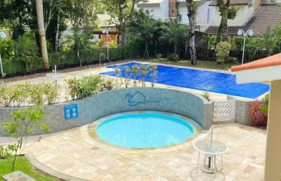 Village com 3 dormitórios para alugar, 121 m² por r$ 8.500,00/mês - riviera módulo 21 - bertioga/sp