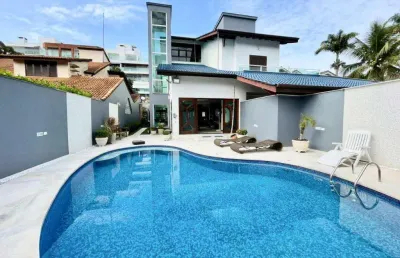 Casa com 5 dormitórios para alugar, 320 m² por r$ 9.050,00/dia - riviera módulo 3 - bertioga/sp