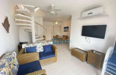 Cobertura com 4 dormitórios, 271 m² - venda por r$ 2.600.000,00 ou aluguel por r$ 20.325,00/mês - riviera módulo 4 - bertioga/sp