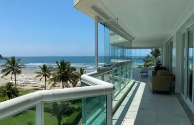 Apartamento com 5 dormitórios, 285 m² - venda por r$ 13.500.000,00 ou aluguel por r$ 47.127,15/mês - riviera - módulo 7 - bertioga/sp