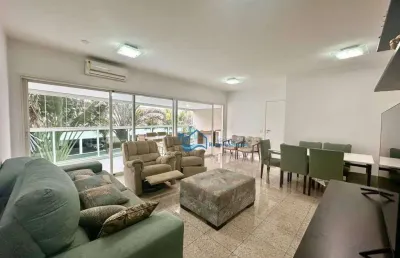 Apartamento com 4 dormitórios para alugar, 186 m² por r$ 18.000,00/mês - riviera - módulo 8 - bertioga/sp