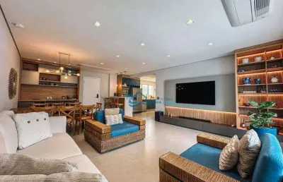 Apartamento com 3 dormitórios, 132 m² - venda por r$ 4.900.000,00 ou aluguel por r$ 22.000,00/mês - riviera - módulo 7 - bertioga/sp