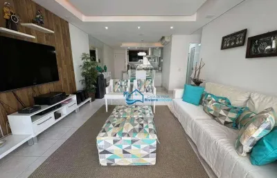 Apartamento com 4 dormitórios à venda, 152 m² por r$ 4.200.000,00 - riviera - módulo 7 - bertioga/sp
