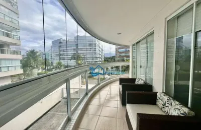 Apartamento com 3 dormitórios para alugar, 155 m² por r$ 13.000,00/mês - riviera - módulo 7 - bertioga/sp