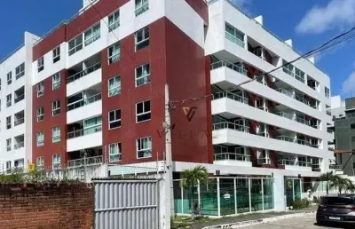 Excelente apartamento com 2 quartos sendo 1 suíte, 1 sala e varanda. à venda, 63 m² por r$ 720.000 - cabo branco - joão pessoa/pb