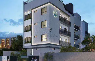 Belíssimo apartamento duplex com 3 dormitórios, 1 sala e área de lazer incrível à venda, 127 m² por r$ 670.000 - bancários - joão pessoa/pb