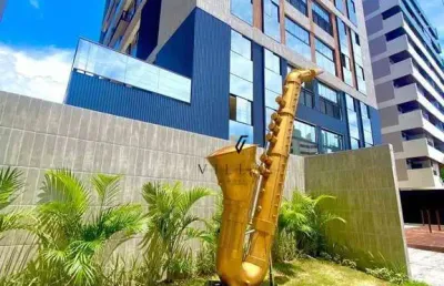 Apartamento com 2 dormitórios, sala ampla e área de lazer incrível à venda, 62 m² por r$ 720.000 - cabo branco - joão pessoa/pb