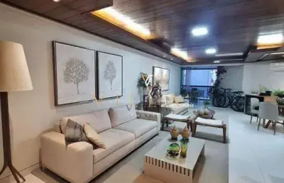 Apartamento com 4 dormitórios à venda, 194 m² por r$ 1.100.000,00 - tambaú - joão pessoa/pb