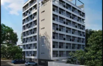 Studio gardem com 1 dormitório, sala e varanda gourmet com piscina à venda, 23 m² por r$ 684.000 - jardim oceania - joão pessoa/pb