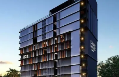 Flat com 1 dormitório, com sala e cozinha americana integradas à venda, 22 m² por r$ 350.000 - ponta de campina - cabedelo/pb