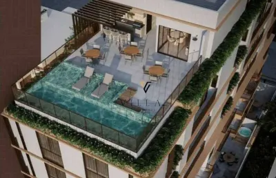 Apartamento com 2 dormitórios, sala, cozinha americana e varanda à venda, 56 m² por r$ 415.990 - bessa - joão pessoa/pb