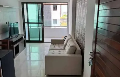 Apartamento com 2 dormitórios, sala. cozinha americana e varanda à venda, 58 m² por r$ 555.000 - manaíra - joão pessoa/pb