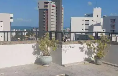 Cobertura perfeita com 4 dormitórios, 3 salas, varanda e piscina privativa na cobertura à venda, 447 m² por r$ 1.560.000 - manaíra - joão pessoa/pb