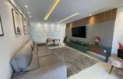 Apartamento com 3 dormitórios, sala ampla para 2 ambientes e varanda integrada à venda, 143 m² por r$ 850.000 - manaíra - joão pessoa/pb