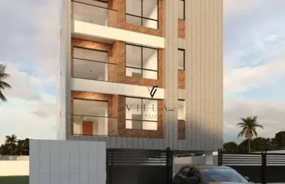 Cobertura duplex a 130m da praia do bessa com 2 dormitórios, sala e varanda à venda, 74 m² por r$ 860.000 - bessa - joão pessoa/pb