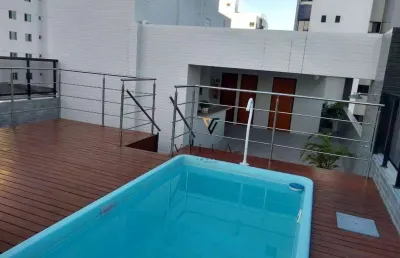 Flat com 1 dormitório, 25 m² - venda por r$ 345.000,00 ou aluguel por r$ 2.500,00/mês - jardim oceania - joão pessoa/pb