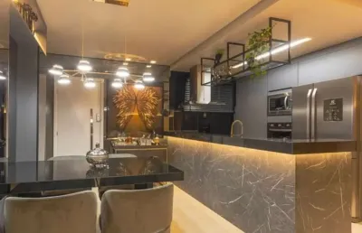 Apartamento de alto  padrão mobiliado com 2 dormitórios, sala ampla e cozinha americana  integradas à venda, 60 m² por r$  - manaíra - joão pessoa/pb