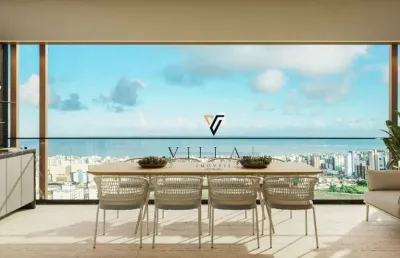 Apartamento com 3 dormitórios, sendo 2 suítes 1 com varanda e varanda gourmet à venda, 89 m² por r$ 1.089.927 - aeroclube - joão pessoa/pb