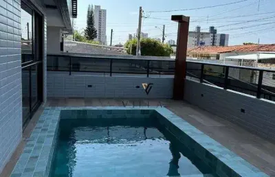 Apartamento com 2 dormitórios, sala, cozinha e varanda gourmet à venda, 55 m² por r$ 460.000 - tambauzinho - joão pessoa/pb