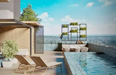 Apartamento com 2 dormitórios, sala, cozinha e varanda à venda, 54 m² por r$ 462.000 - bessa - joão pessoa/pb