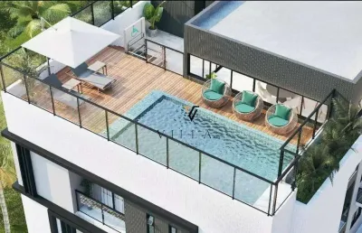 Cobertura duplex com 3 dormitórios, sala ampla, cozinha e área privativa à venda, 110 m² por r$ 680.000 - jardim oceania - joão pessoa/pb