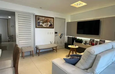 Apartamento porteira fechada com 4 dormitórios, 2 salas, cozinha e 2 varandas (1 gourmet) à venda, 131 m² por r$ 1.300.000 - miramar - joão pessoa/pb
