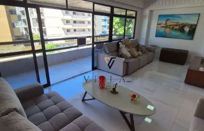 Apartamento amplo com 3 dormitórios, 2 salas, cozinha e varanda à venda, 162 m² por r$ 890.000 - intermares - joão pessoa/pb