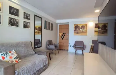 Apartamento extraordinário com 3 dormitórios, 2 salas amplas, cozinha e varanda à venda, 138 m² por r$ 949.000 - aeroclube - joão pessoa/pb