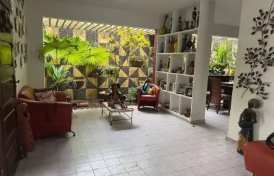 Casa ampla com 3 dormitórios, 3 salas, cozinha, varanda e terraço à venda, 170 m² por r$ 680.000 - bessa - joão pessoa/pb