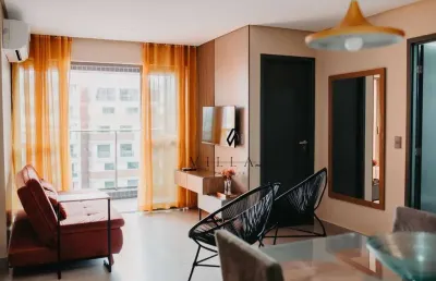 Apartamento a 100m da praia com 2 dormitórios, sala, cozinha e varanda à venda, 60 m² por r$ 750.000 - jardim oceania - joão pessoa/pb