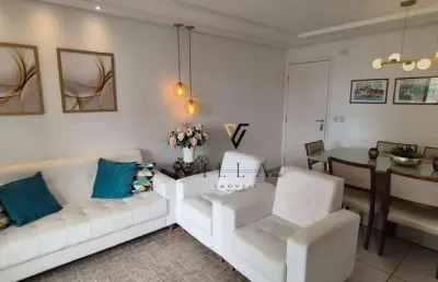 Apartamento amplo com 2 dormitórios, sala, cozinha e varanda à venda, 86 m² por r$ 750.000 - tambaú - joão pessoa/pb