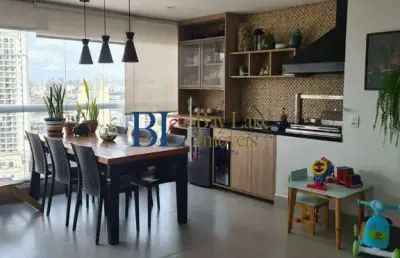 Apartamento com 118m² - 3 suítes - varanda gourmet vereda mooca