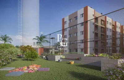 Renda bruta familiar ideal 6 mil reais - entrada parcelada - apto 2 quartos e sacada com churrasquinheira em atuba, pinhais/pr