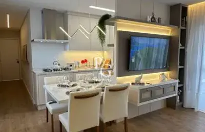 Conect pinhais - apartamento próximo ao bosque de pinhais  com 3 quartos, suíte e 95m² privativos