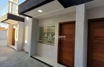 Casa com 2 dormitórios à venda, 80 m² por r$ 390.000,00 - jardim atlântico central (itaipuaçu) - maricá/rj