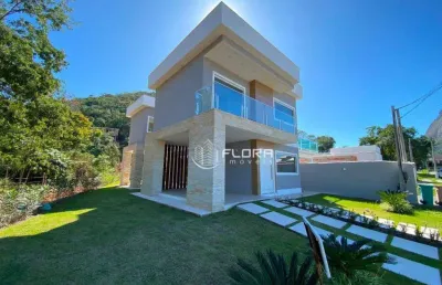 Casa com 3 dormitórios à venda, 175 m² por r$ 780.000,00 - cajueiros (itaipuaçu) - maricá/rj