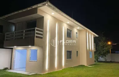 Casa com 4 dormitórios à venda, 186 m² por r$ 700.000 - jardim atlântico leste (itaipuaçu) - maricá/rj