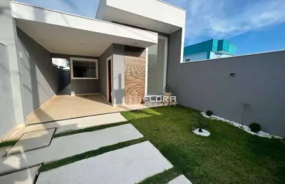 Casa com 3 dormitórios à venda, 131 m² por r$ 589.990,00 - barroco (itaipuaçu) - maricá/rj