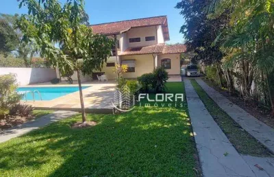 Casa com 4 dormitórios à venda, 400 m² por r$ 2.200.000,00 - itaipu - niterói/rj