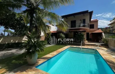 Casa com 5 dormitórios à venda, 400 m² por r$ 4.200.000,00 - itacoatiara - niterói/rj