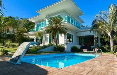 Casa alto padrão com 4 dormitórios à venda, 278 m² por r$ 1.550.000 - condomínio pedra verde - maricá/rj