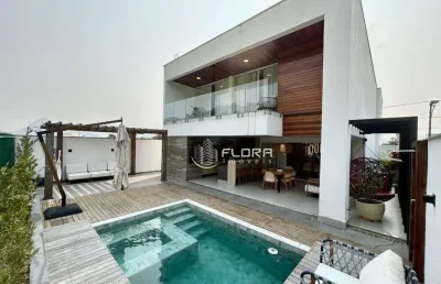 Casa alto padrão com 4 dormitórios à venda, 310 m² por r$ 2.150.000 - alphaville - maricá/rj