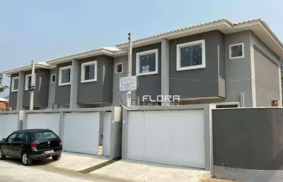 Casa com 2 dormitórios à venda, 100 m² por r$ 450.000 - barroco (itaipuaçu) - maricá/rj