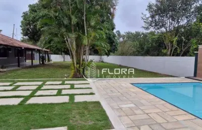 Chácara com 6 dormitórios à venda, 1500 m² por r$ 790.000 - chácaras de inoã (inoã) - maricá/rj