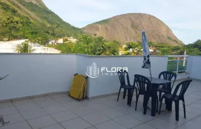 Cobertura com 1 dormitório à venda, 90 m² por r$ 748.000,00 - itacoatiara - niterói/rj