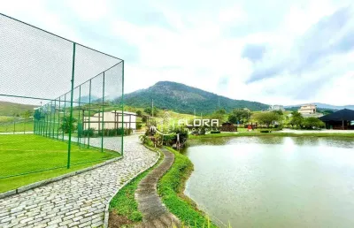 Lote 842m² plano á venda no condomínio pedra do vale
